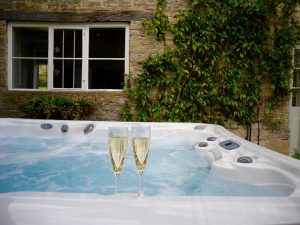 Cotswold Manor has a large hot tub and is available to hire through The Big House Company