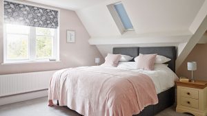 Attic bedroom at our 12 bedroom manor house.