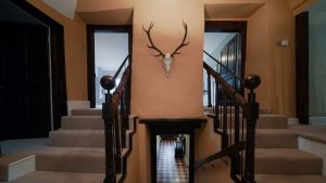 Stairway at the longhouse