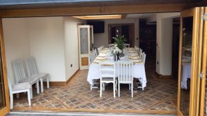 A light and airy dining space for your special celebrations with family and friends