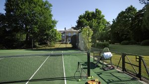 Wander from the house and try your hand at tennis. There's a full sized football pitch too!