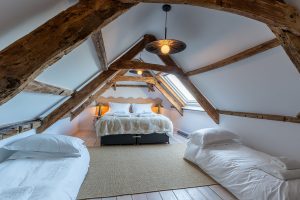 attic bedroom in Cornwall