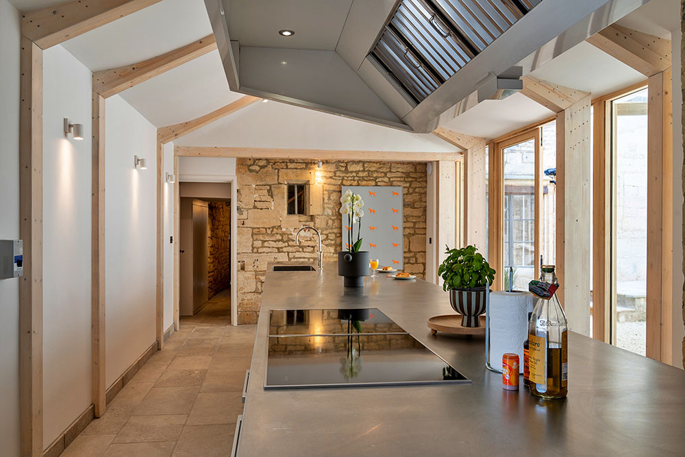 Kitchen in Party house in the Cotswold